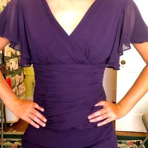 🆕 Alfred Angelo👗deep purple💜two piece💜size 6👗